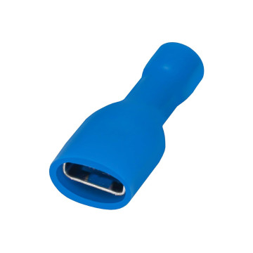 Terminale a Crimpare Femmina Completamente Isolato Blu ( 4,8 mm ) FDFD2-187  AVO - 1
