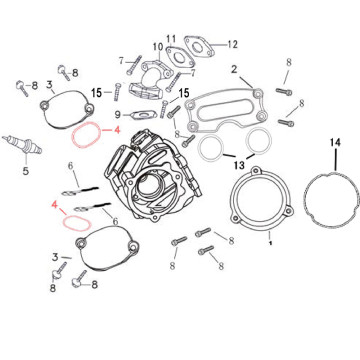 O-ring Coperchi Valvole Motore Takega  AVO - 1