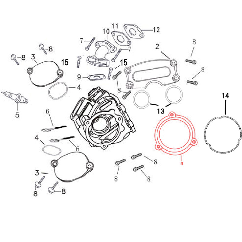 Takega Head distribution cover  AVO - 1
