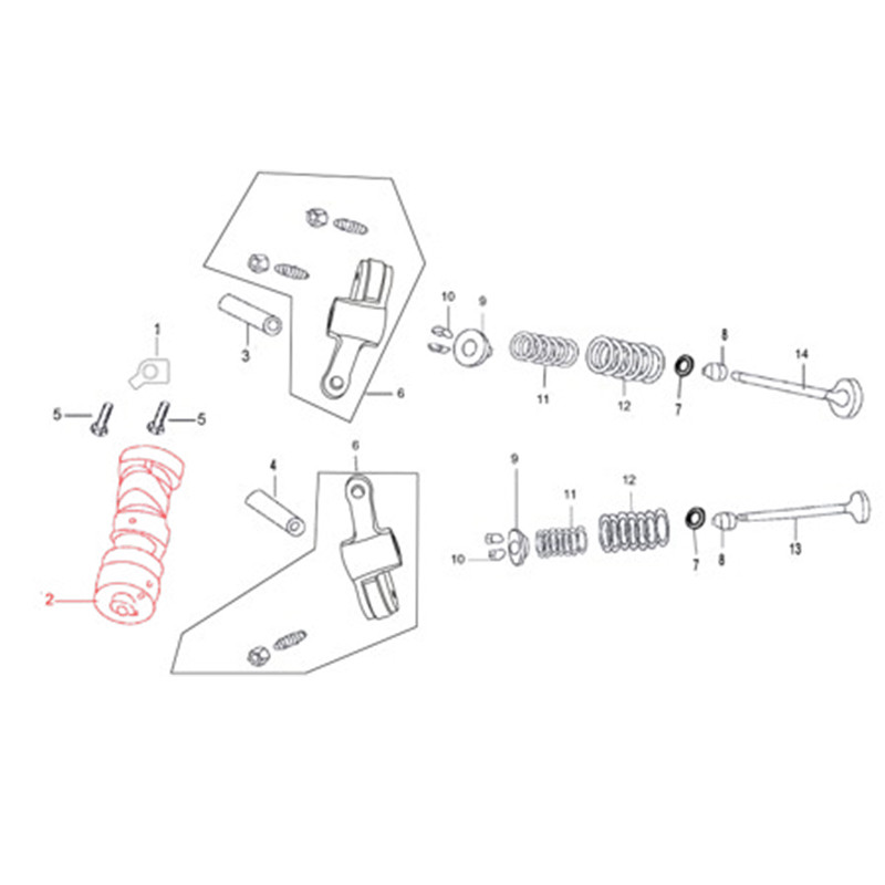 Takega 170 Camshaft  AVO - 1