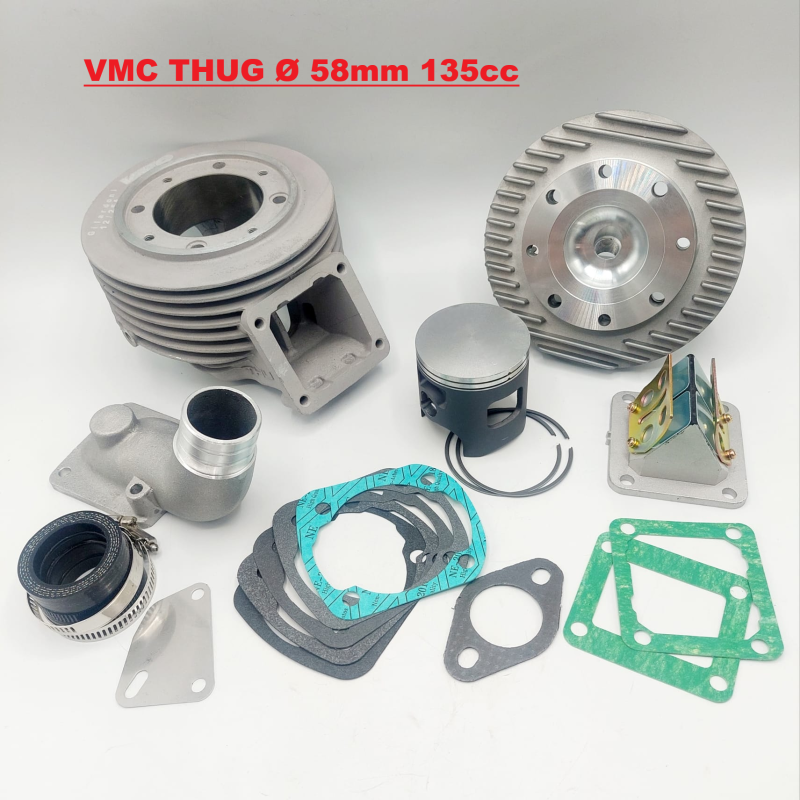 Gruppo termico VMC THUG-58 135cc Ø 58mm per Vespa smallframe  VMC RACING - 1
