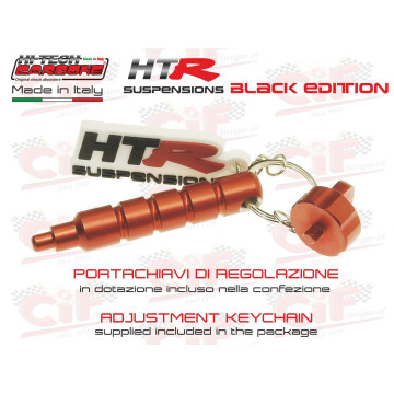 Ammortizzatore Posteriore Hitech Carbon HTR Black Edition Gas Pluriregolabile Vespa Primavera ET3 PX Rally LML CIF : 18314-NN  C