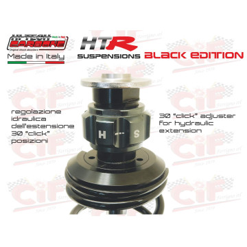 Ammortizzatore Posteriore Hitech Carbon HTR Black Edition Gas Pluriregolabile Vespa Primavera ET3 PX Rally LML CIF : 18314-NN  C