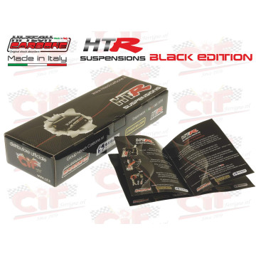Ammortizzatore Anteriore Hitech Carbon HTR Black Edition Pluriregolabile a Gas – Vespa Primavera / ET3 / PK CIF : 18301-NN  CARB