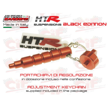 Ammortizzatore Anteriore Hitech Carbon HTR Black Edition Pluriregolabile a Gas – Vespa Primavera / ET3 / PK CIF : 18301-NN  CARB