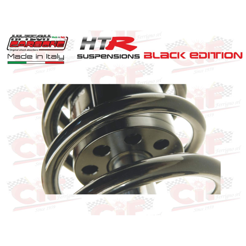 Ammortizzatore Anteriore Hitech Carbon HTR Black Edition Pluriregolabile a Gas – Vespa Primavera / ET3 / PK CIF : 18301-NN  CARB