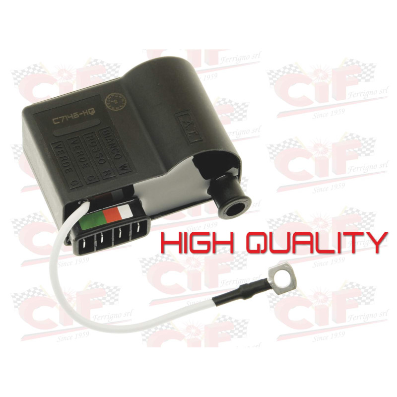 CENTRALINA ELETTRONICA HIGH QUALITY NERA CAVO BIANCO FEDELE 1° IMPIANTO FINO 1987/88 ALTO RENDIMENTO CIF : 7146-HQ  CIF - 1