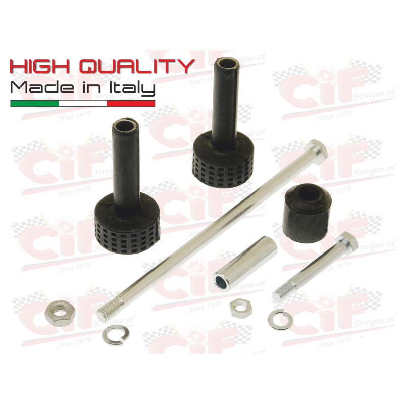 KIT REVISIONE SUPPORTI MOTORE COMPLETO - VITI E DADI ALTA RESISTENZA 8.8 - VESPA SMALL FRAME CIF : 15687-HQ  CIF - 1