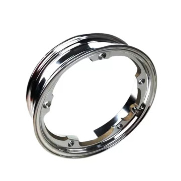 VMC 2.10 - 10 Tubeless Alloy Wheel Polished Silver For Vespa VMC RACING - 1