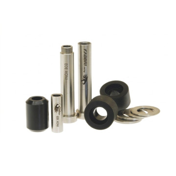 KIT SILENT BLOCK NERO "FABBRI RACING" (ATTACCO MOTORE + SOSPENSIONE POSTERIORE) VESPA SMALL FRAME  FABBRI RACING - 2