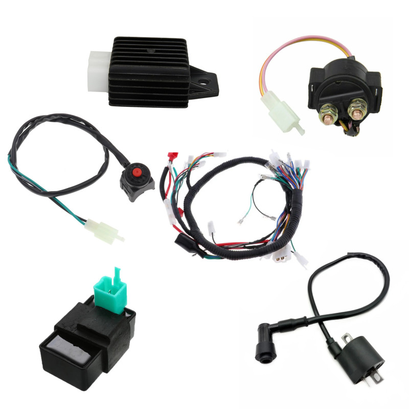 Kit Impianto elettrico con motorino di avviamento per Pitbike  AVO - 1