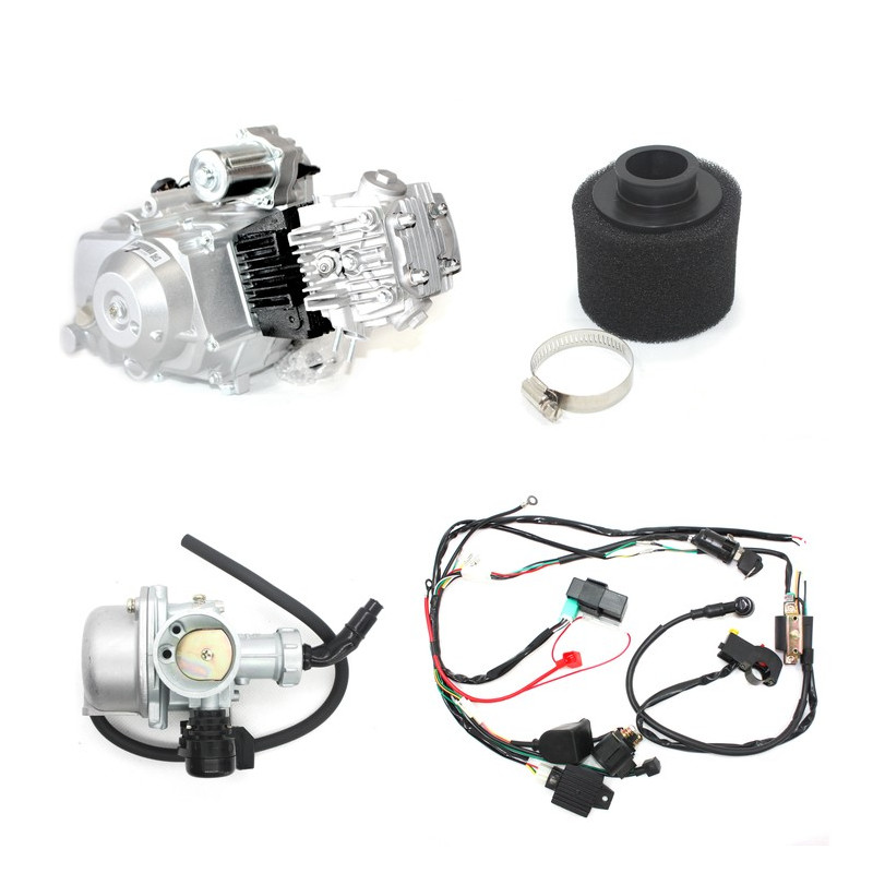 Motore GPX / Zongshen 110 Accensione e Cambio Automatico + Impianto elettrico + Carburatore  AVO - 2