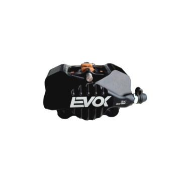 EVOK IRON BRAKE P34 FRONT BRAKE CALIPER FOR VESPA PX TYPE BRACKET - BLACK RMS : 226110001  EVOK - 1