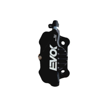 PINZA FRENO ANTERIORE EVOK IRON BRAKE P34 PER SUPPORTO TIPO VESPA PX - NERO RMS : 226110001  EVOK - 3