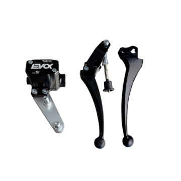 POMPA FRENO IDRAULICA EVOK IRON BRAKE P11 PER VESPA PK - NERO RMS : 226000010  EVOK - 1