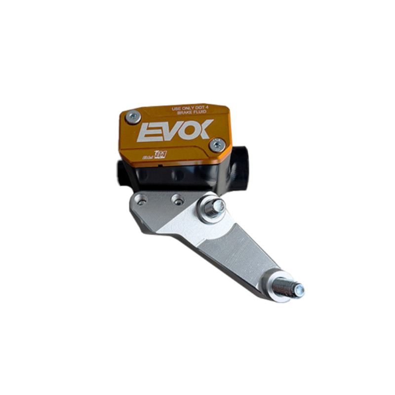 EVOK IRON BRAKE P11 HYDRAULIC BRAKE PUMP FOR VESPA 50 SPECIAL - BLACK AND ORANGE RMS : 226000003  EVOK - 3