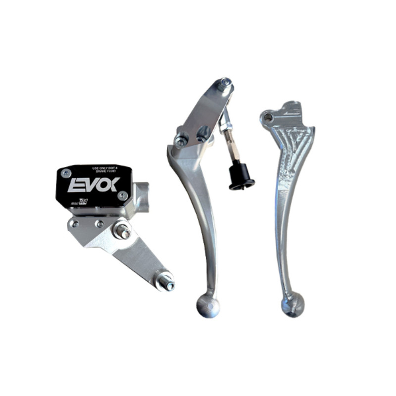 POMPA FRENO IDRAULICA EVOK IRON BRAKE P11 PER VESPA 50 SPECIAL - ALLUMINIO RMS : 226000002  EVOK - 1