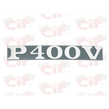 TARGHETTA "P 400 V" PER APE CIF : 6114  CIF - 1
