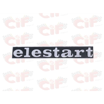 TARGHETTA "ELESTART" - APE 50 CIF : 6109-R  CIF - 1