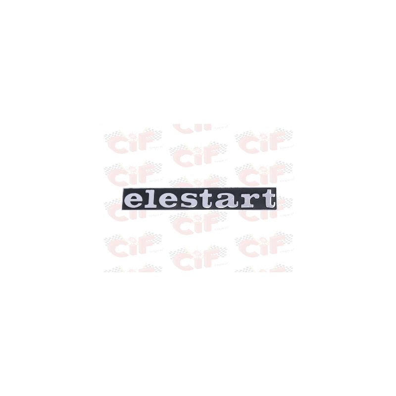 TARGHETTA "ELESTART" - APE 50 CIF : 6109-R  CIF - 1