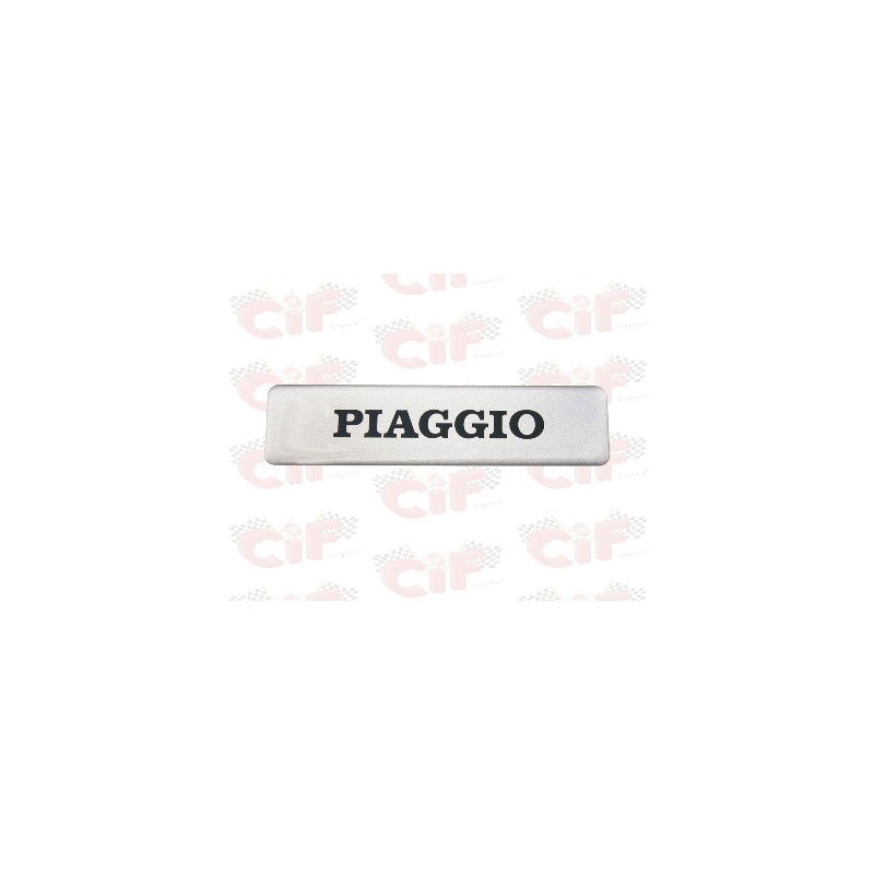 TARGHETTA "PIAGGIO" RESINATA ADESIVA per frontale VESPA CIF : 5780-R  CIF - 1