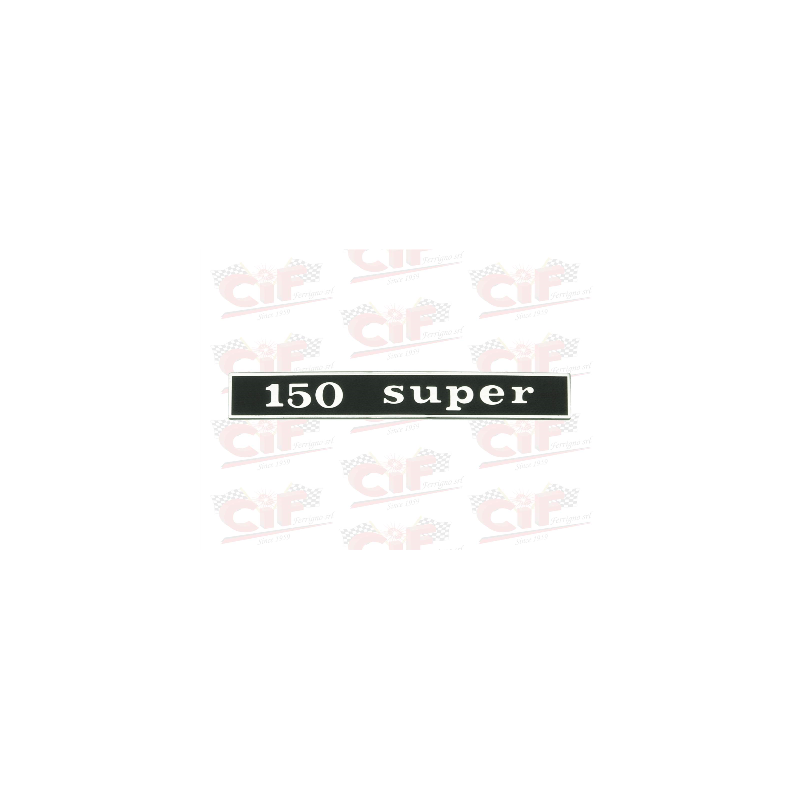 TARGHETTA "150 SUPER" - POSTERIORE - VESPA CIF : 5765  CIF - 1
