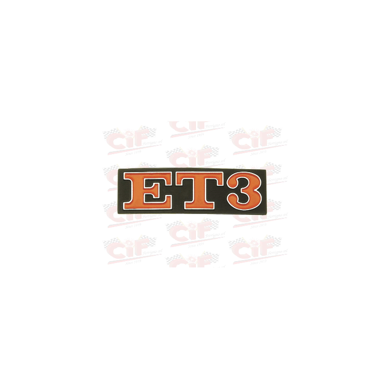 TARGHETTA "ET3" - POSTERIORE - VESPA CIF : 5762  CIF - 1