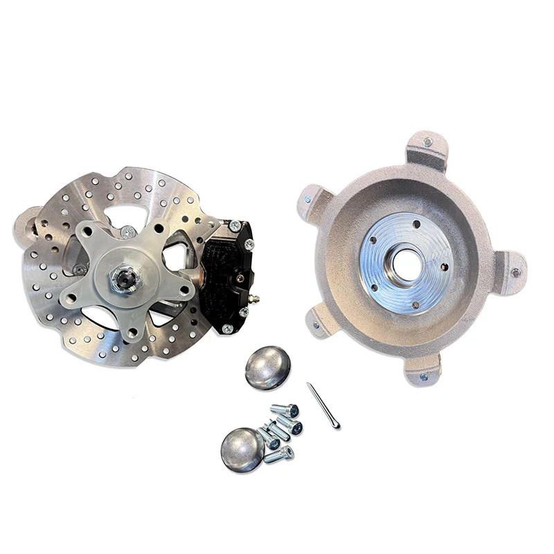 Kit freno a disco con conta km per forcelle Vespa small frame e cerchi originali Vespa – Pinza New Era BRK234  ottopuntouno 8.1 